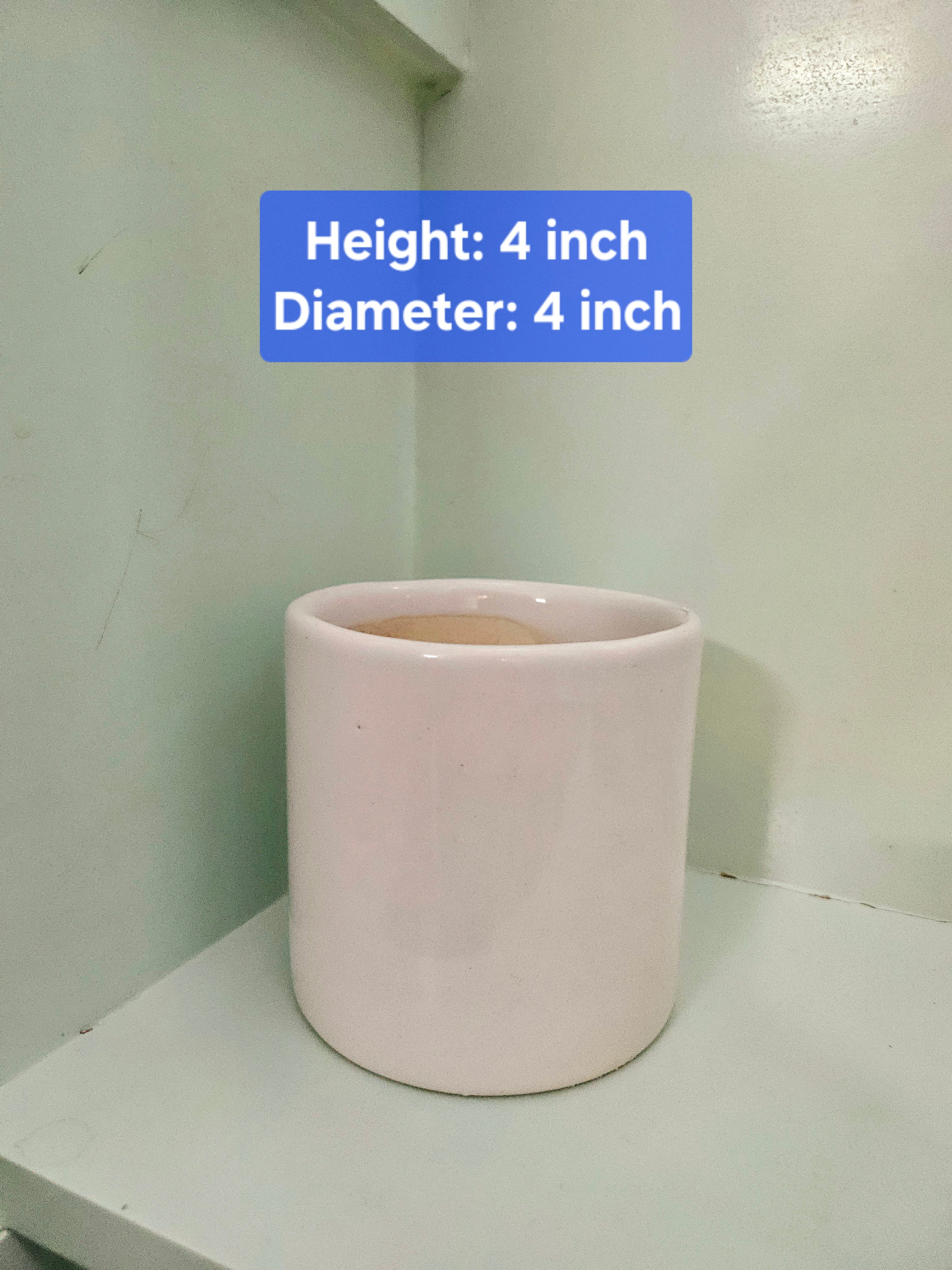 4-inch cube pot